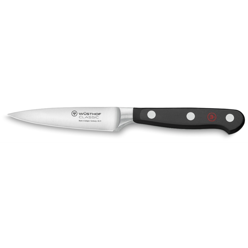 Wusthof Classic Paring Knife, 3.5", Black