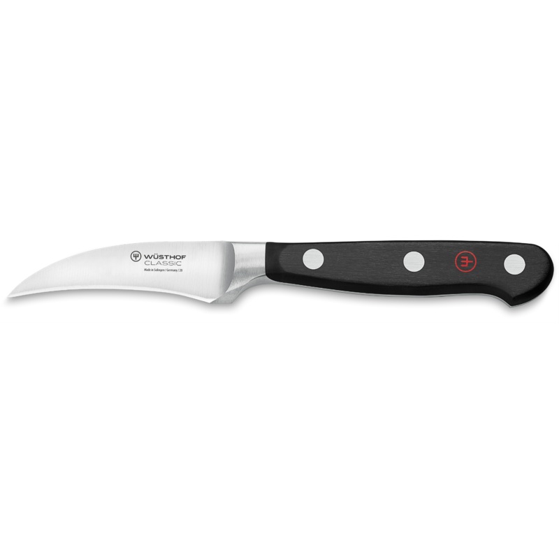 Wusthof Classic Peeling Knife, Bird's Beak, 2.75", Black, FINAL SALE