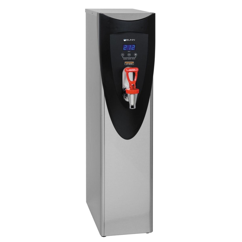BUNN 43600.6002 H5X Element Hot Water Tower, 5 Gal, Stainless Steel, 208 V