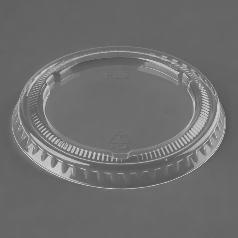 Eco Guardian Compostable Clear Portion Cup Lid, 2 oz, PLA  (2500-pack)