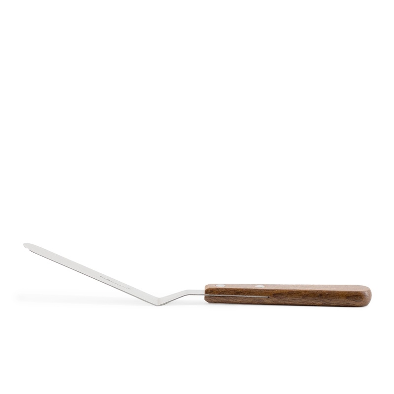 Rabco Offset Spatula, Stainless Steel w/ Wood handle