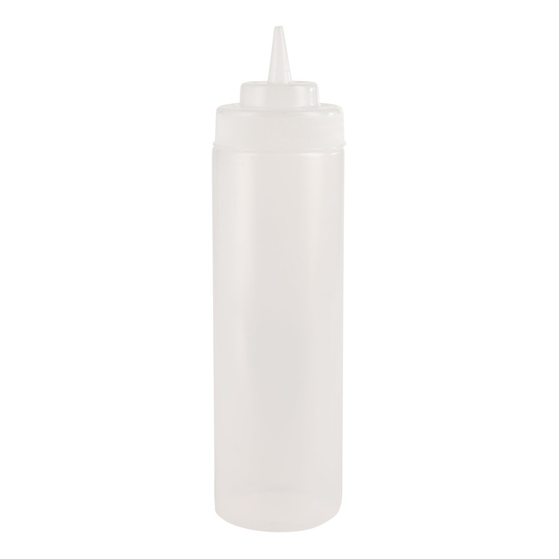 Rabco Wide Mouth Squeeze Bottle, 24 oz, Clear