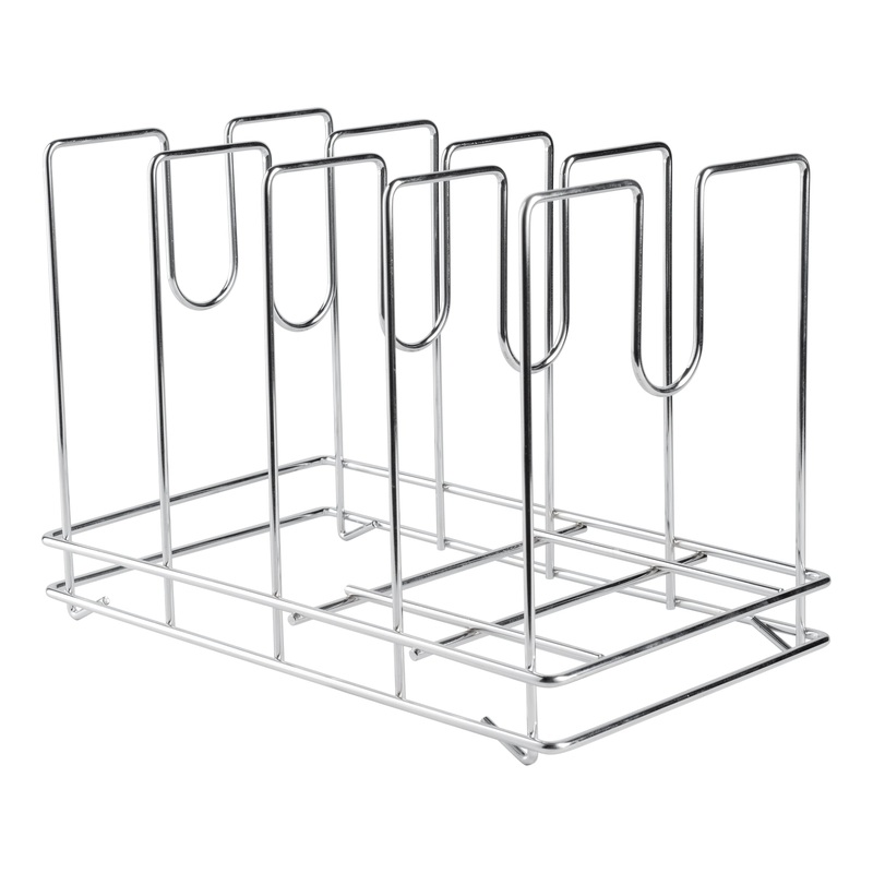 American Metalcraft Pizza Screen Storage Rack, Chrome-Plated Steel