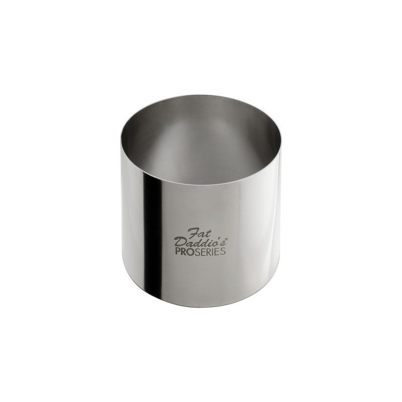 Fat Daddio's ProSeries Cake and Pastry Ring, 2" High, Stainless Steel, FINAL SALE