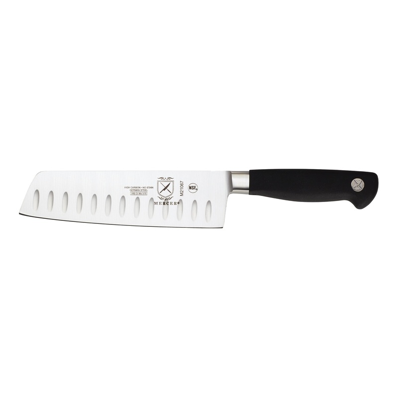 Mercer Genesis Granton Nakiri, Granton Edge, 7", Black