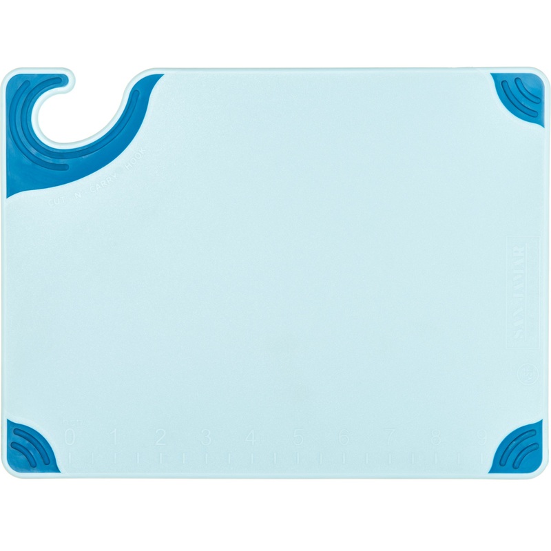 San Jamar Saf-T-Grip Coloured Cutting Board, 9" x 12" x 3/8"