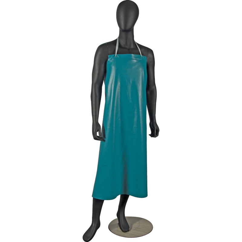 San Jamar Vinyl Dishwashing Apron, 20 mil, Green