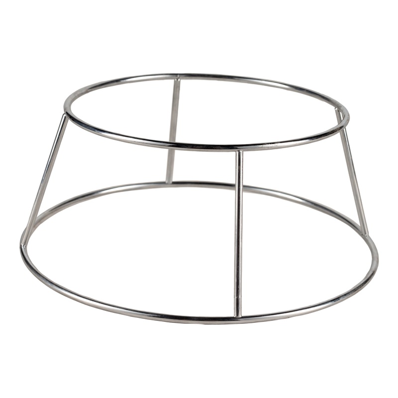 American Metalcraft Round Display Pizza Stand, Stainless Steel