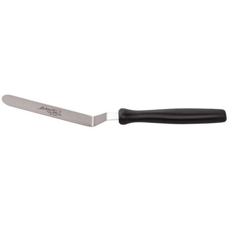 Ateco Offset Spatula, Black Plastic Handle
