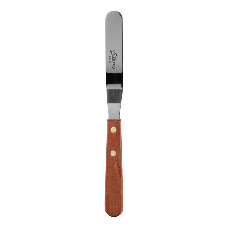 Ateco Offset Spatula, Wood Handle