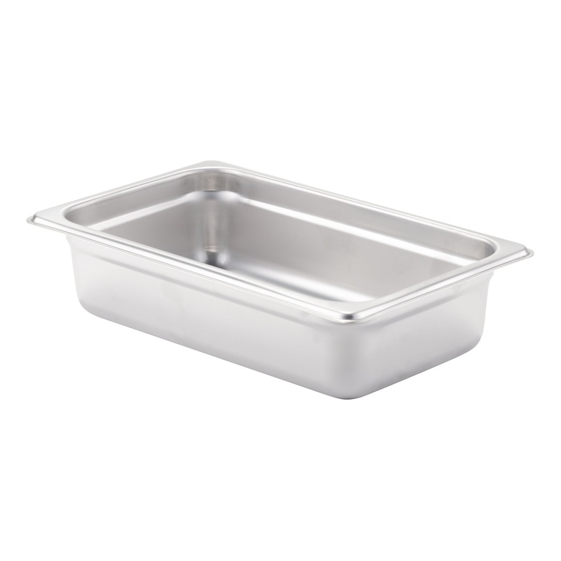 SignatureWares 1/4 Size Food Pan, 24 Gauge Stainless Steel