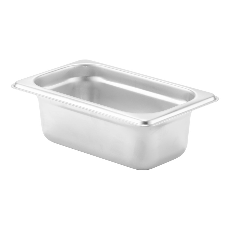 SignatureWares 1/9 Size Food Pan, 24 Gauge Stainless Steel