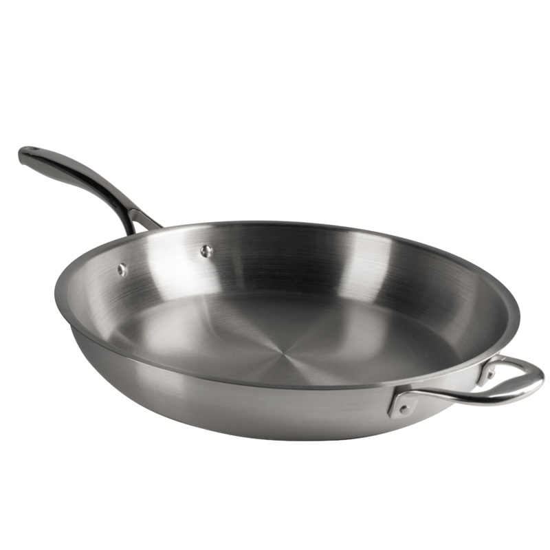 SignatureWares Frying Pan, Stainless Steel, Natural Finish