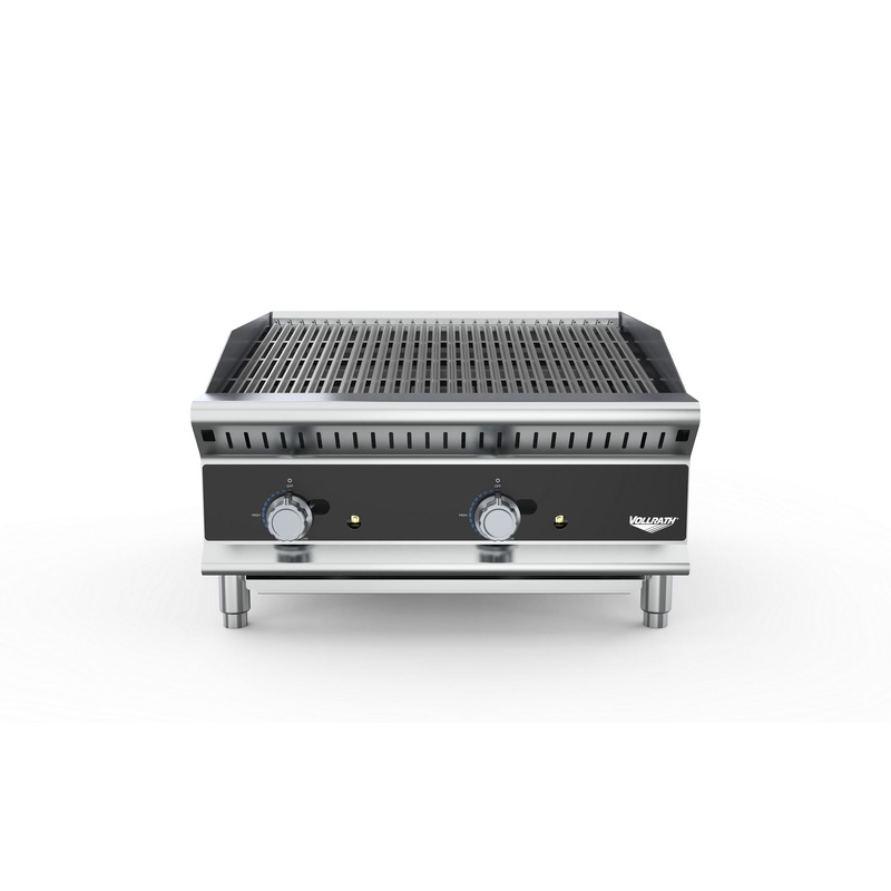 Vollrath CBGHD-24 24" Heavy Duty Gas Charbroiler, Radiant/Lava Rock