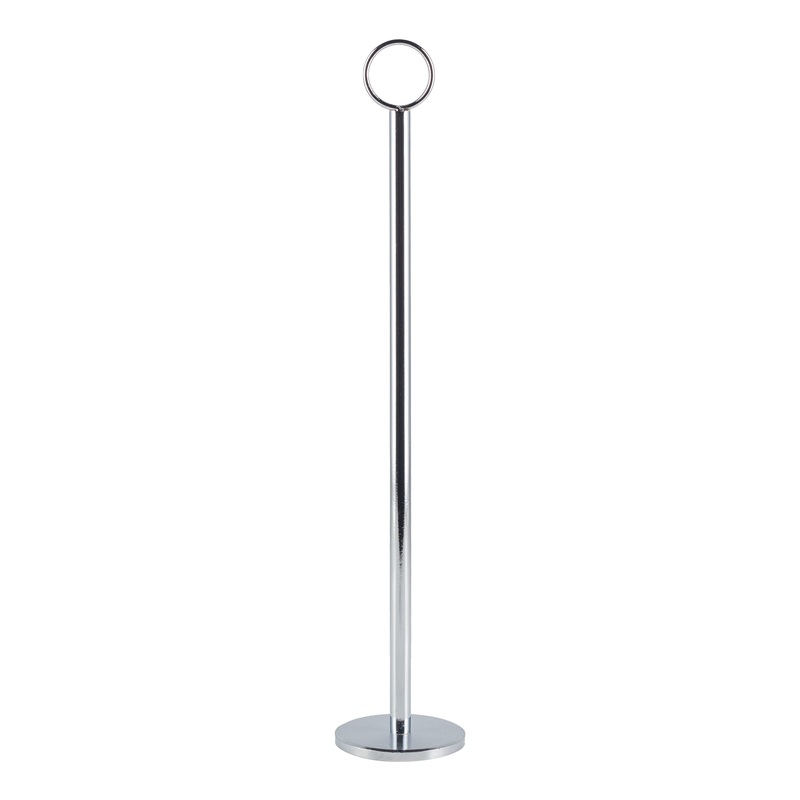 Browne Menu / Card Holder, 2.25" Base, Chrome Plated Steel