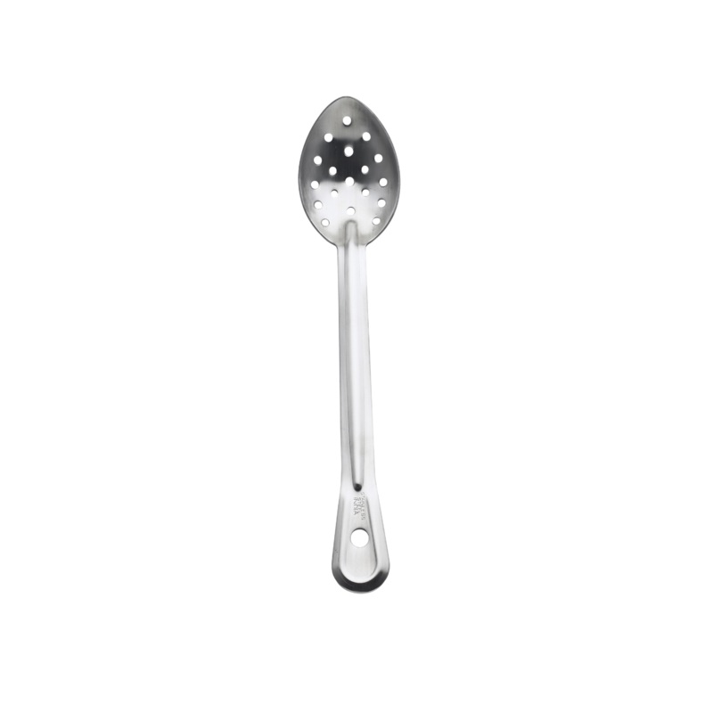 Browne Renaissance Perforated Serving Spoon, Stainless Steel, 13"