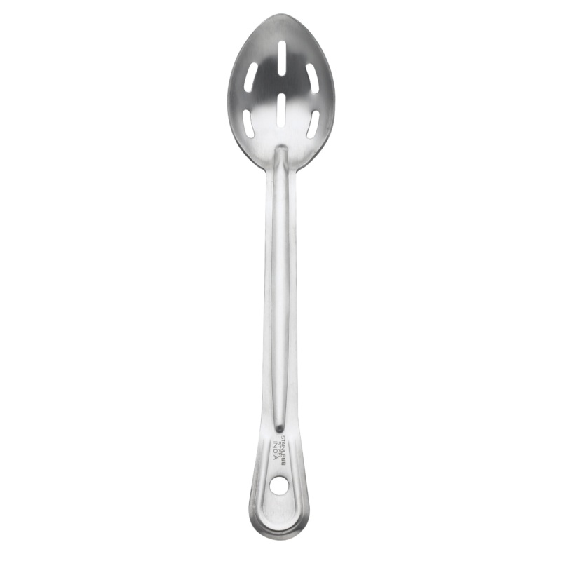 Browne Renaissance Slotted Serving Spoon, Stainless Steel, 15"
