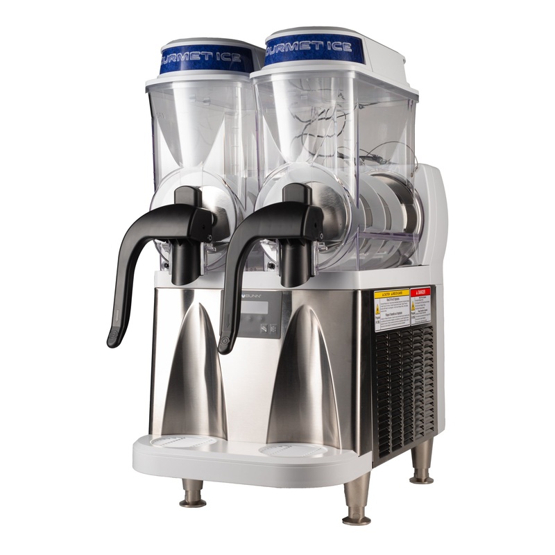 BUNN 58000.6000 Ultra NX Frozen Beverage Machine, Double Bowl, White/Stainless Steel, 120 V