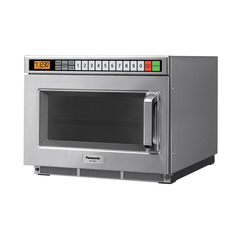 Panasonic NE-1252C Heavy Duty Commercial Microwave, 1200 W, 120 V