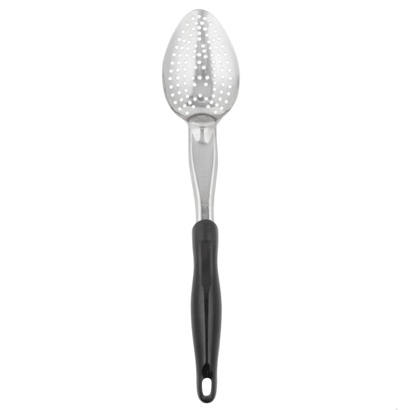 Vollrath Ergo Grip Perforated Basting Spoon, Stainless/Nylon Handle