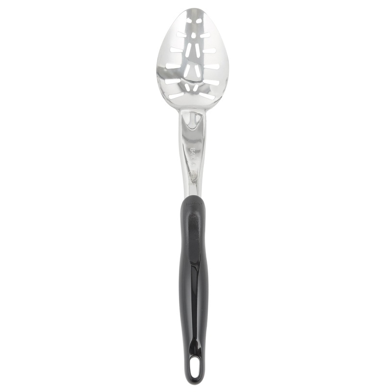 Vollrath Ergo Grip Slotted Basting Spoon, Stainless/Nylon Black Handle, FINAL SALE