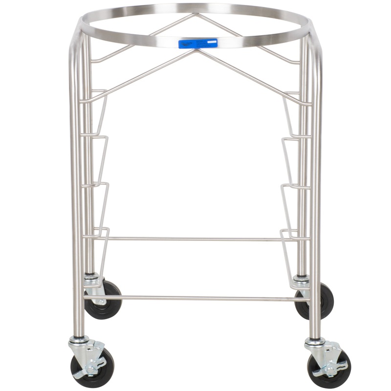 Vollrath Mobile 30 Qt Bowl Stand with Casters & Tray Slides, Stainless Steel, FINAL SALE