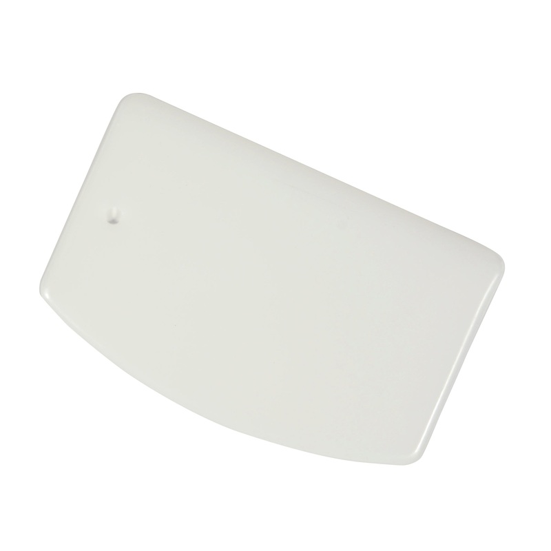 Vollrath Straight Edge Bowl Scraper, White
