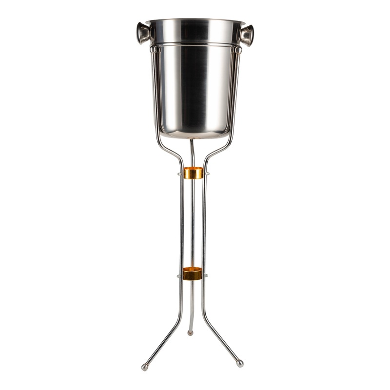 Browne Wine Bucket Stand, Stainless Steel