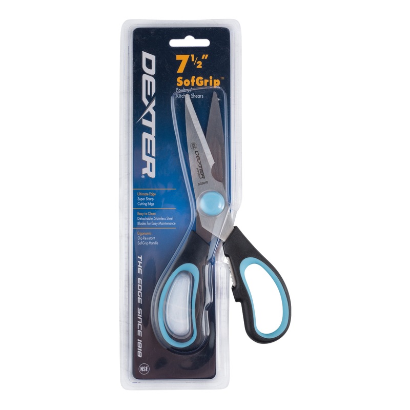 Dexter Sofgrip Poultry & Kitchen Shears, Black
