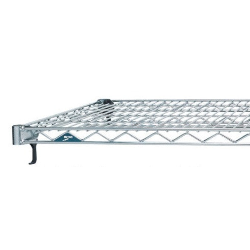 Metro 14" Deep Super Adjustable Chrome Wire Shelf, 24" Wide, FINAL SALE