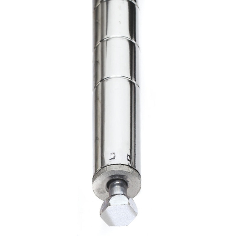 Metro Chrome Wire Shelf Post with Adjustable Foot