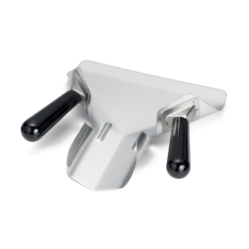 TableCraft Double Handle Fry Scoop, Stainless Steel/Plastic