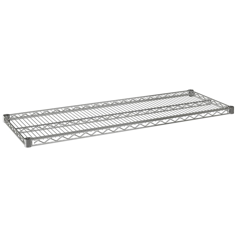 Tarrison 18" Deep PolySeal Chrome Wire Shelf