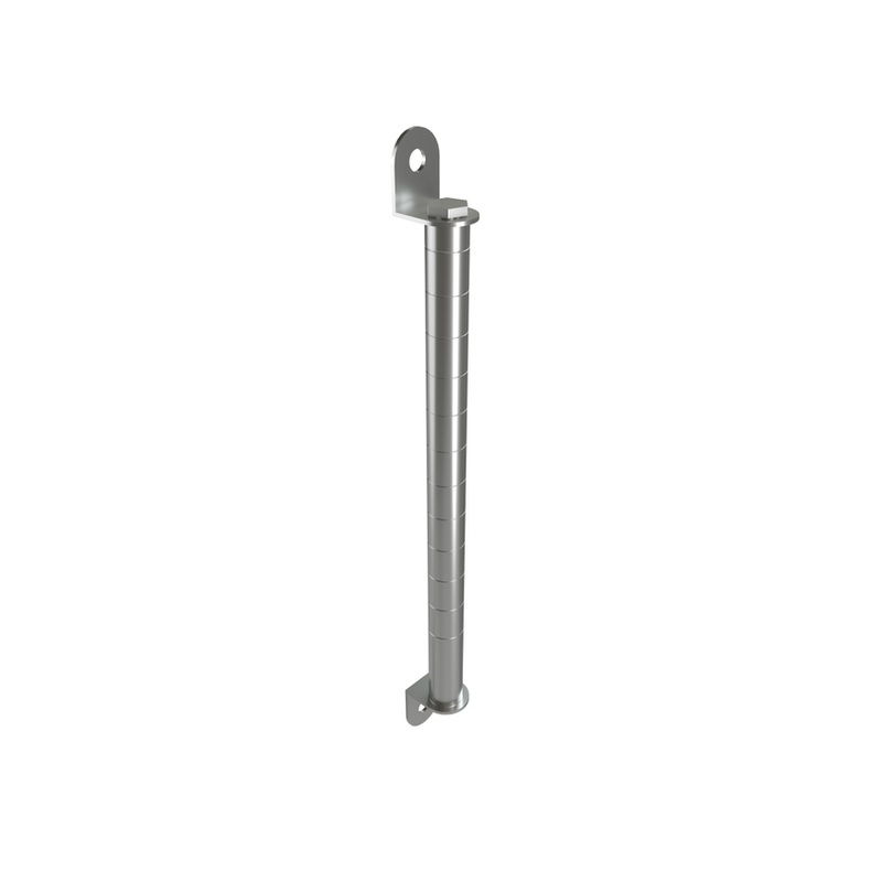 Tarrison Wall Mount Chrome Post Kit, 34"