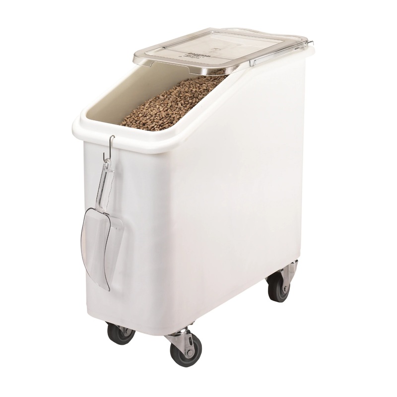 Cambro Ingredient Bin with Slant Top, 21 Gal, White
