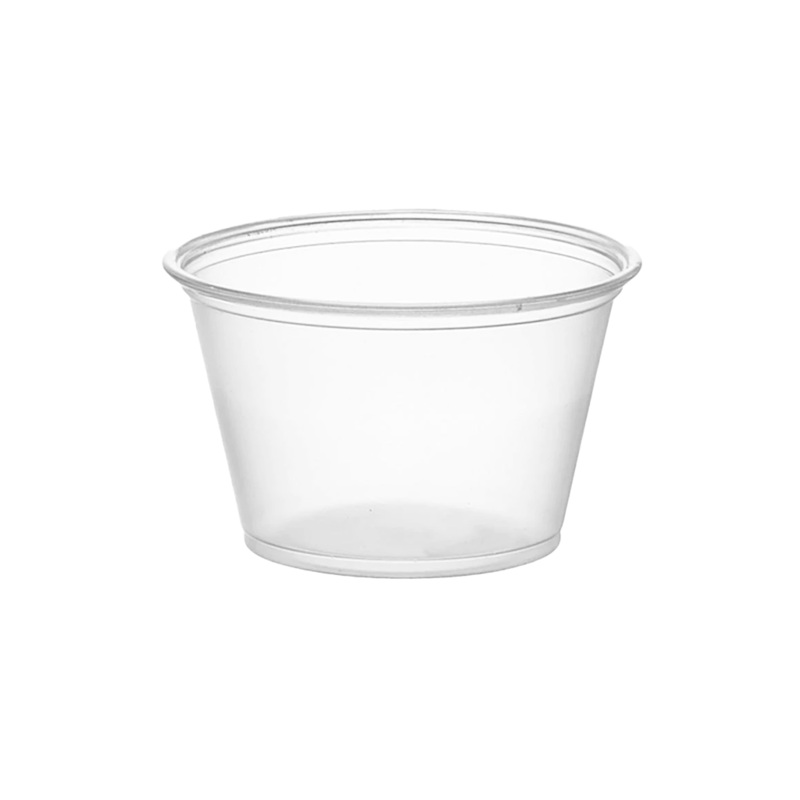 Globe Recyclable PP Portion Cup, 1 oz, Clear (2500-pack)
