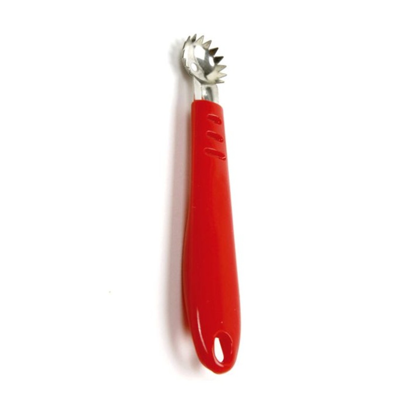 Norpro Tomato / Strawberry Corer, Stainless Steel w Red Plastic Handle