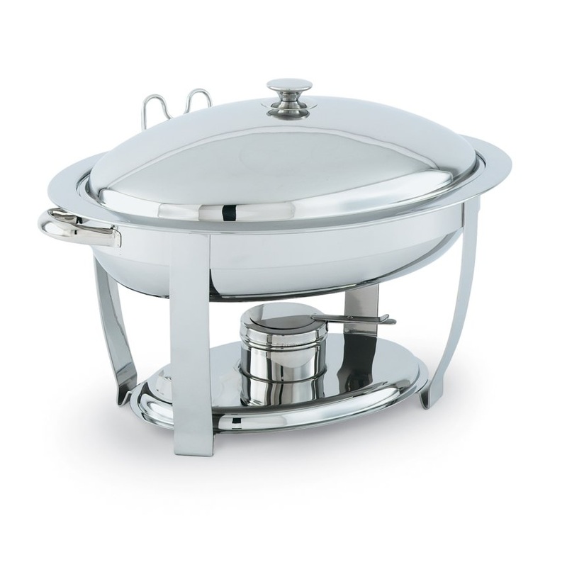Vollrath Orion Oval Chafer, Lift Off Cover, 6 qt, Stainless Steel, FINAL SALE