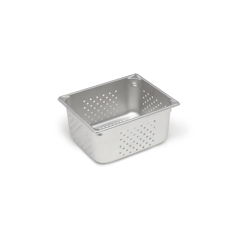 Vollrath Super Pan V Half Size Perforated Food Pan, 6" Deep, Stainless Steel, FINAL SALE