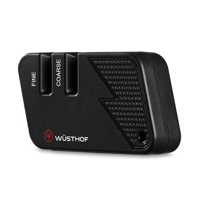 Wusthof Compact Key Chain Knife Sharpener, Black