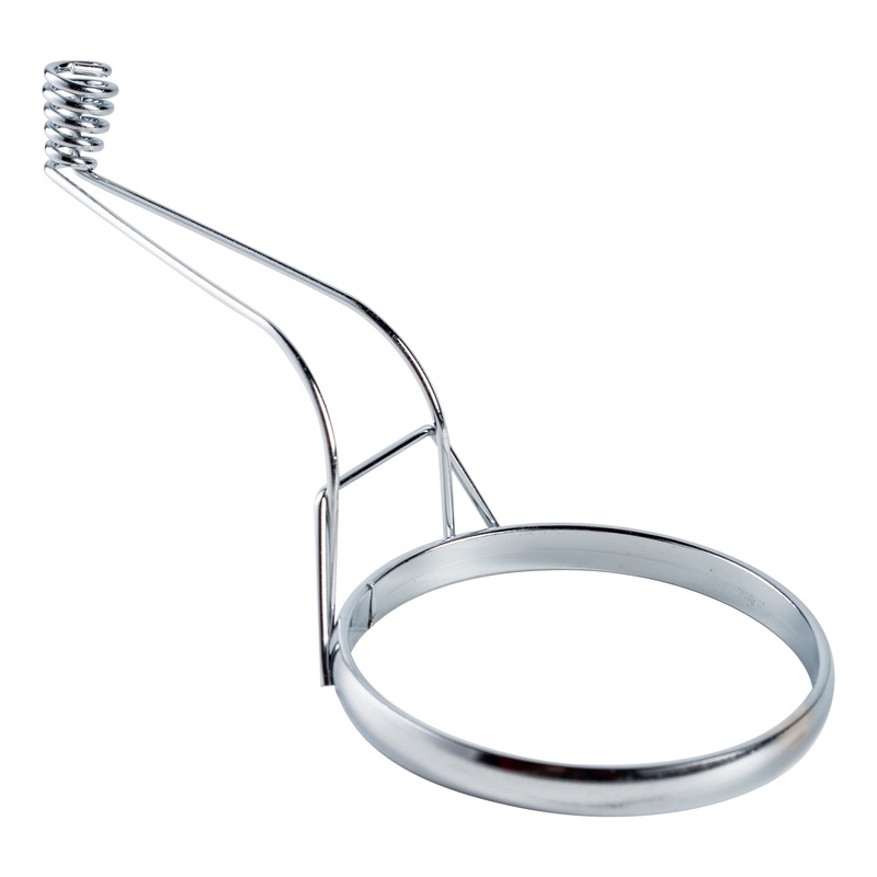 American Metalcraft Egg Ring with Coil Handle, Chrome Plated