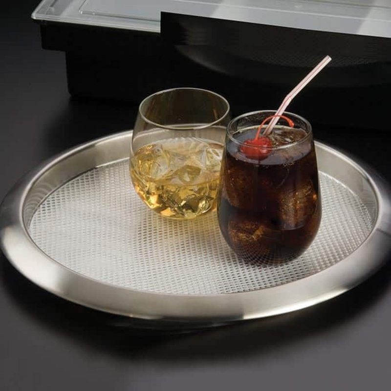 American Metalcraft Serving Tray Liner, 11 5/8" Diameter, Clear