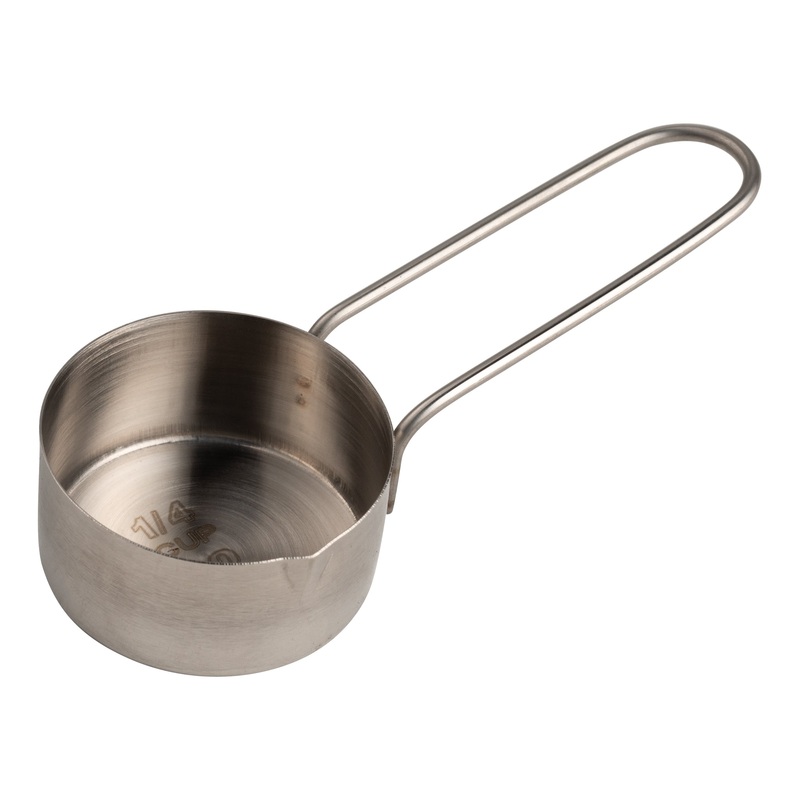 American Metalcraft Short Wire Handled Measuring Cup, Stainless Steel