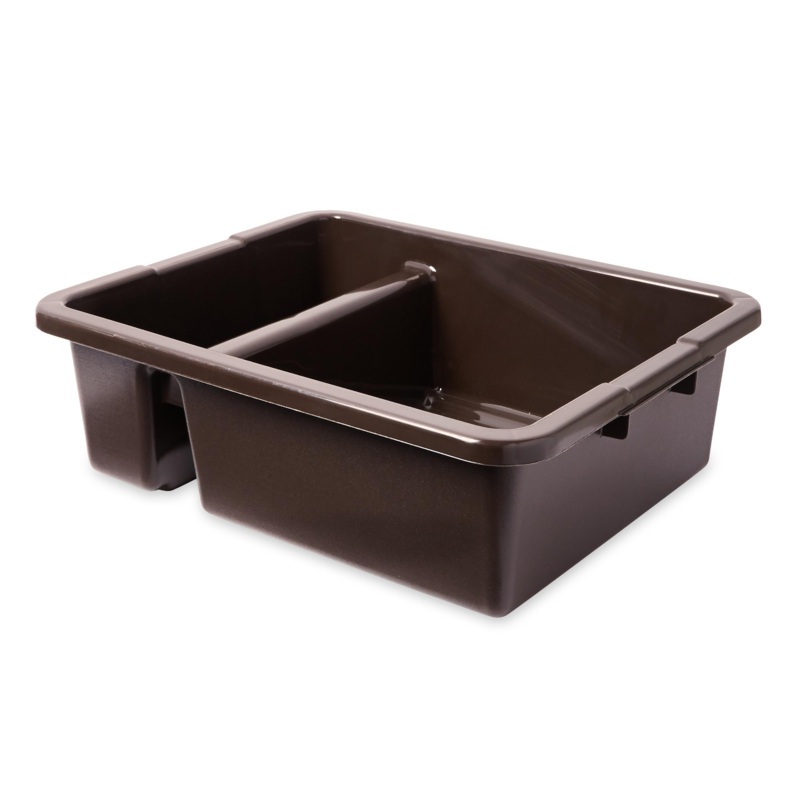 Rubbermaid Divided Bus Box, 21.5" x 17" x 7", FINAL SALE