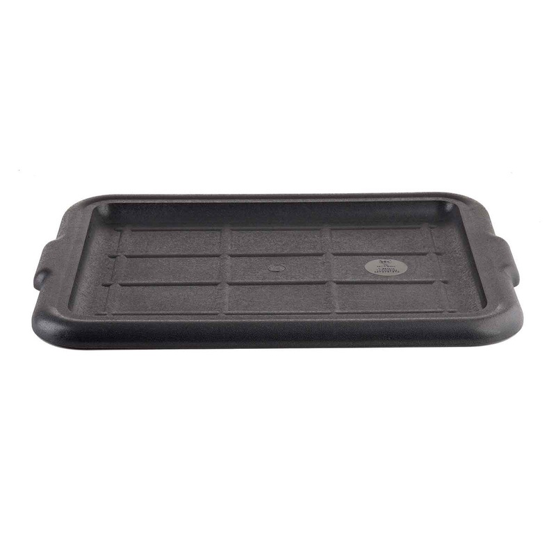 TableCraft Bus Bin Lid, 21.75" x 16.125", Black