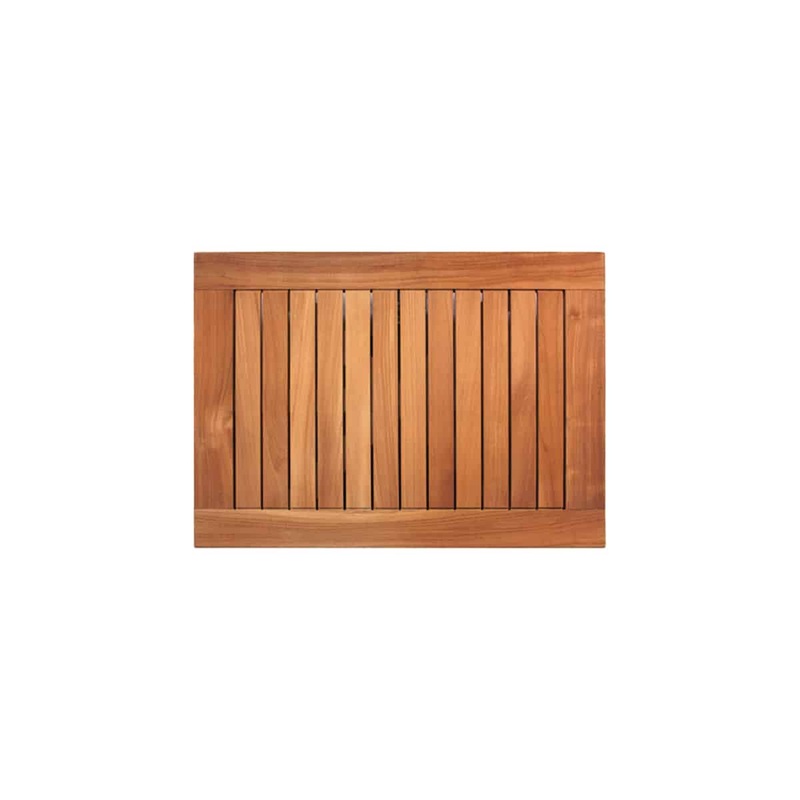Muskoka Teak Rectangular Table Top, 32" x 24", Natural Teak