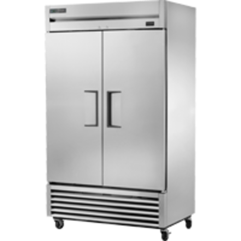 True T-43-HC 48" T-Series Double Full Door Reach-In Refrigerator