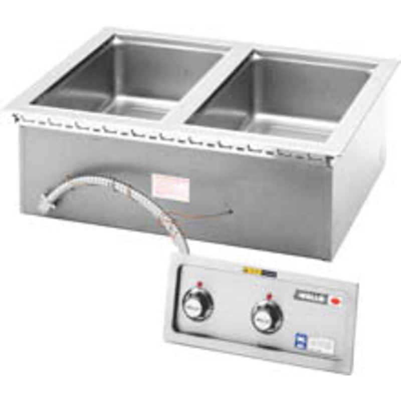 Wells Mfg MOD200TDM Drop-In Two-Well Full Size Food Warmer, 208V