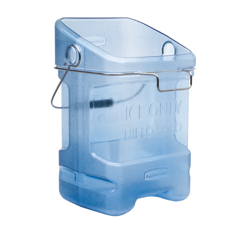 Rubbermaid Ice Tote w/Bin Hood Adapter, Blue