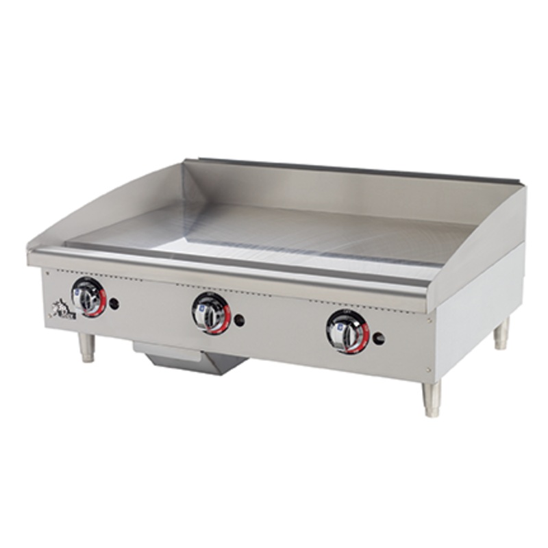 Star Holman Star Max Manual Gas Griddle, 36", Polished Steel Plate